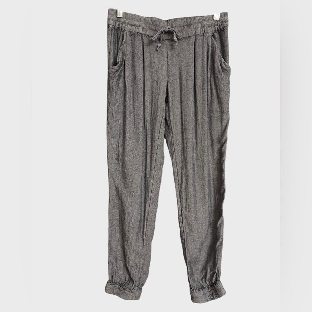 Aritzia Talula Los Feliz Rayon Jogger Pants Size S Grey Pockets Elastic Waist